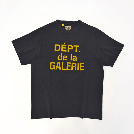 Gallery Department T-Shirt Black Yellow